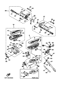 XV1900A Support & repose pied