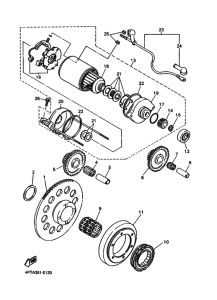 XT600E Муфта стартера