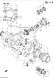 GV1400 Secondary drive gear