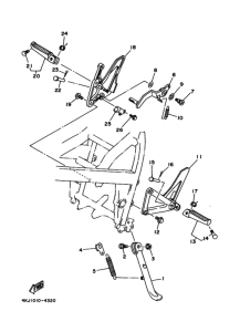 TZM50R ｽﾀﾝﾄﾞ. ﾌｰﾄﾚｽﾄ