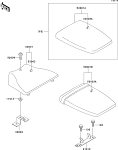 ZX400 Сиденье
