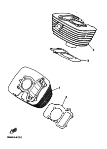 XV250 Цилиндр