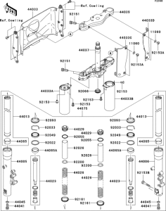 VN1600 Front fork(d6f)