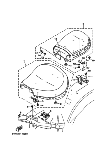 XV1700AT XV17ATTO Пружина