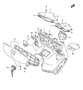 AN400 Багажник передний