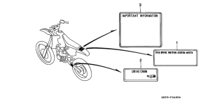 CR80RB Лейбл предостережения
