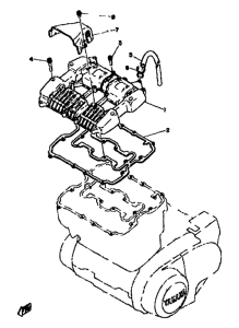 XS500 Крышка головки цилиндров
