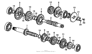 CR250 Трансмиссия