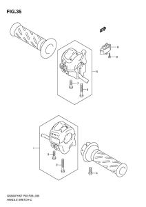 GS500 Рулевой переключатель