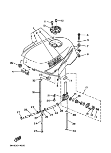 TZR250RSP ﾌﾕｴﾙﾀﾝｸ
