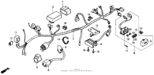 NX250 Жгут проводов