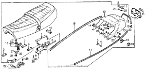 CB750 Сиденье