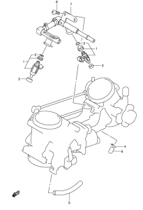 SV650 Throttle body fitting