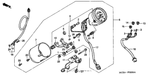 VT1100C2 Спидометр