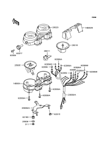 ZR400 Спидометр