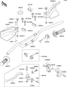 KLX300R Руль