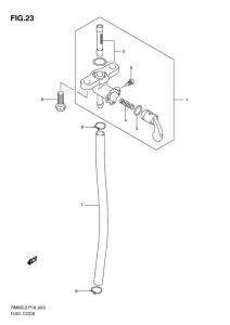 RM85 Топливный кран