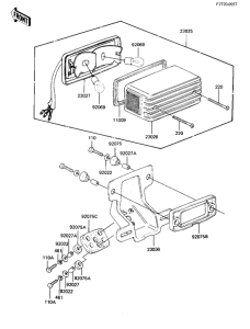 KZ1000 Taillight unit ass`y