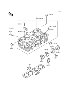 ZR550 Головка цилиндров