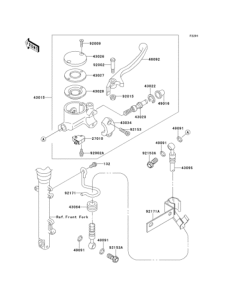EJ650 Главный тормозной цилиндр