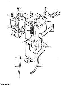 GSX400 Аккумулятор