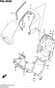 VZR1800B Headlamp Cover (For Bbd)  (Vzr1800Bzl6 E33)