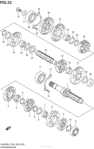 VL800B Трансмиссия