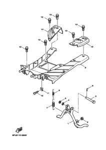YW50 Support & repose pied