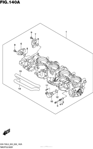 GSX-R750 Throttle Body (Gsx-R750L5 E03)