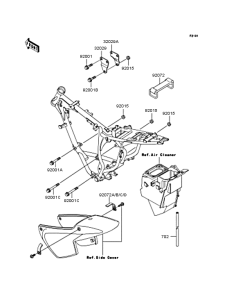 KMX80 Рама ,крепежные детали