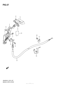 AN400 (ABS) Brake Lock Lever