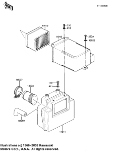KZ1000 Воздухоочиститель