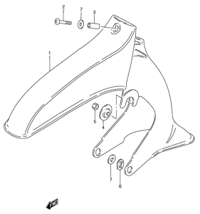 RC50 Переднее крыло