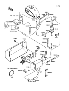 VN1500 Испарительная система топлива