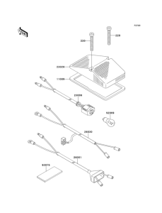  Задний фонарь