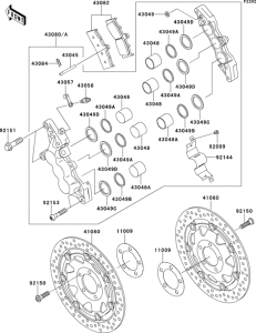 ZR1200 Передний тормоз