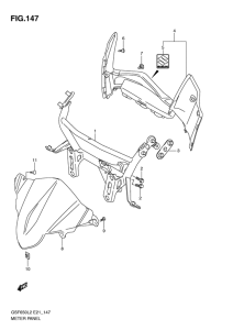 GSF650 (ABS) Приборная панель