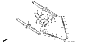  Распред вал / клапана
