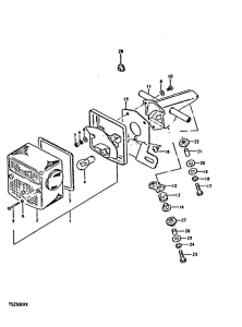 TS250 Задний комбинированный сигнал