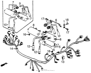 VF500C Жгут проводов