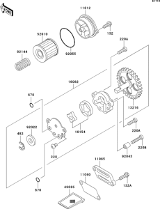 BN125 Масляный насос