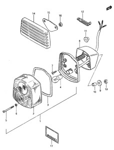 ZR50 Задний комбинированный сигнал
