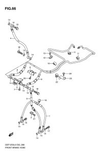 GSF1250 Передние тормозные трубки