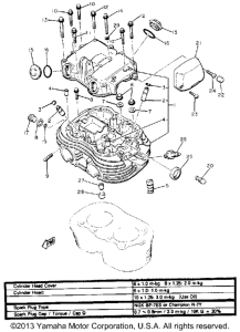 XS400G Головка цилиндров