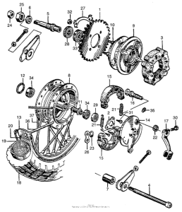 C72 Переднее колесо