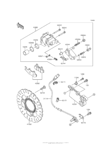 BR250 Задний тормоз