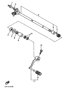FZX750 Вал переключения