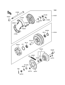 BJ250 Заднее колесо и цепь