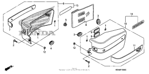 CMX250C Боковые обтекатели