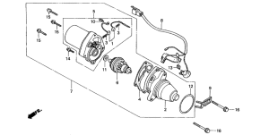 SA75 Стартерный мотор